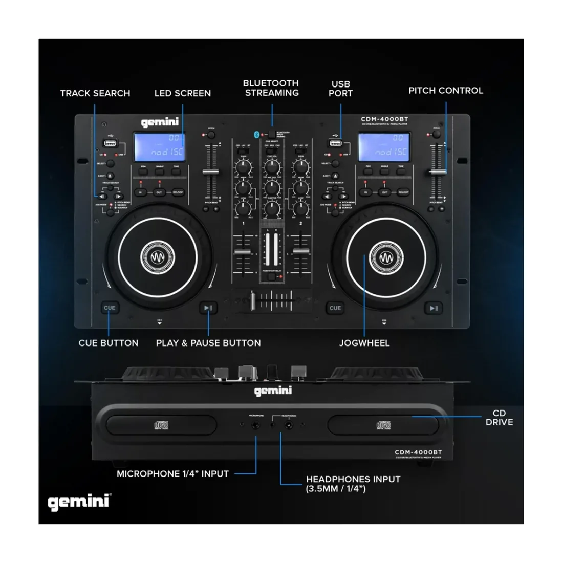 Gemini CDM-4000BT 3