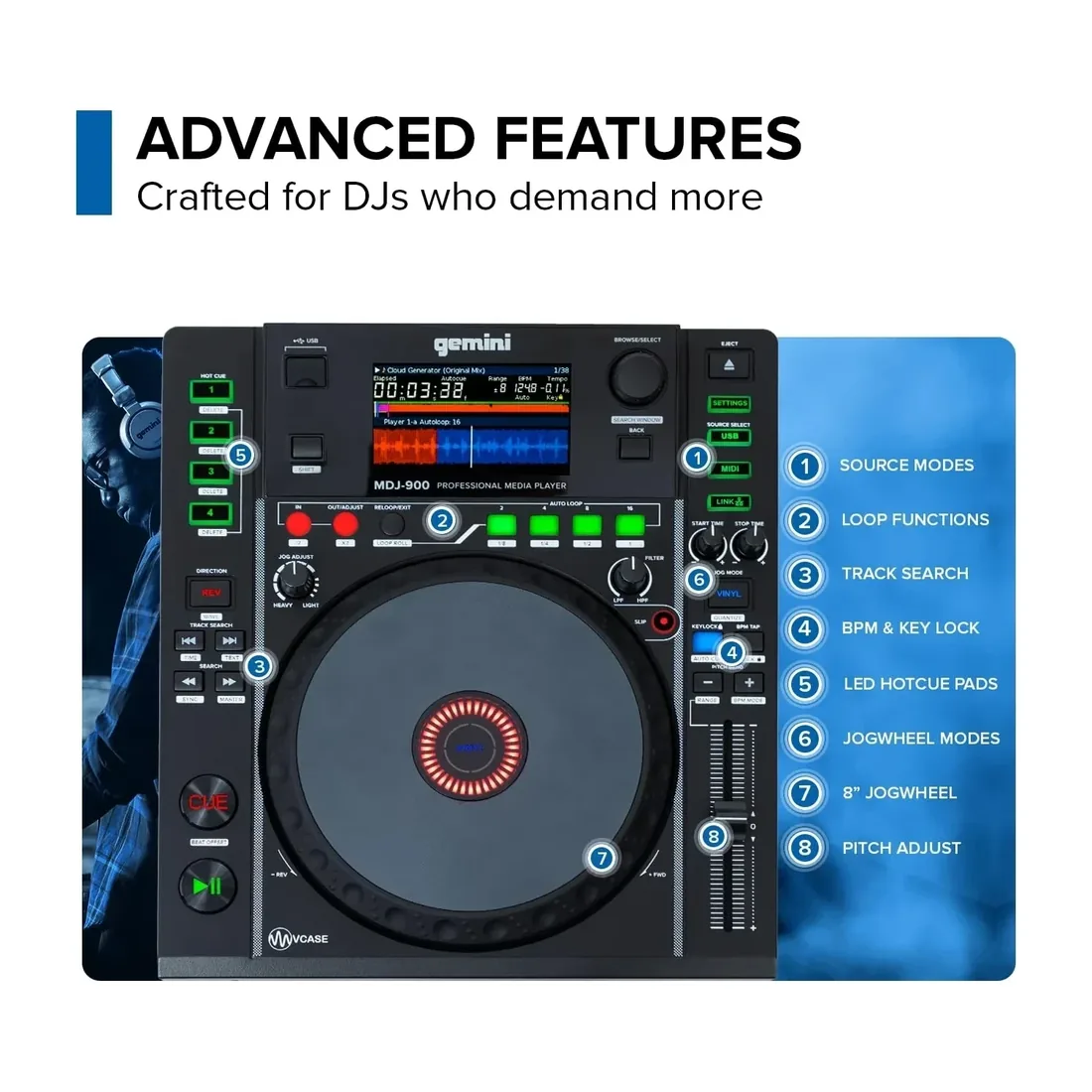 Gemini MDJ-900 5