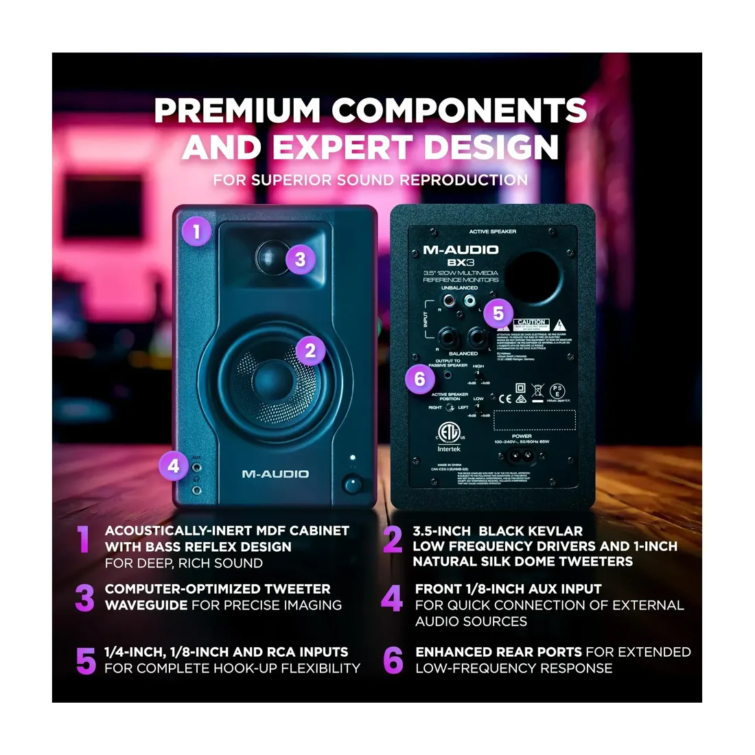 M-Audio BX3 3