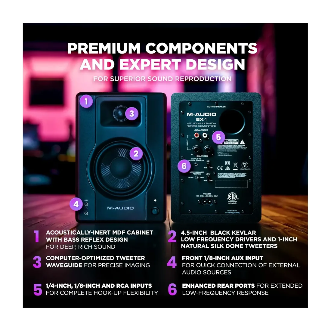M-Audio BX4 3