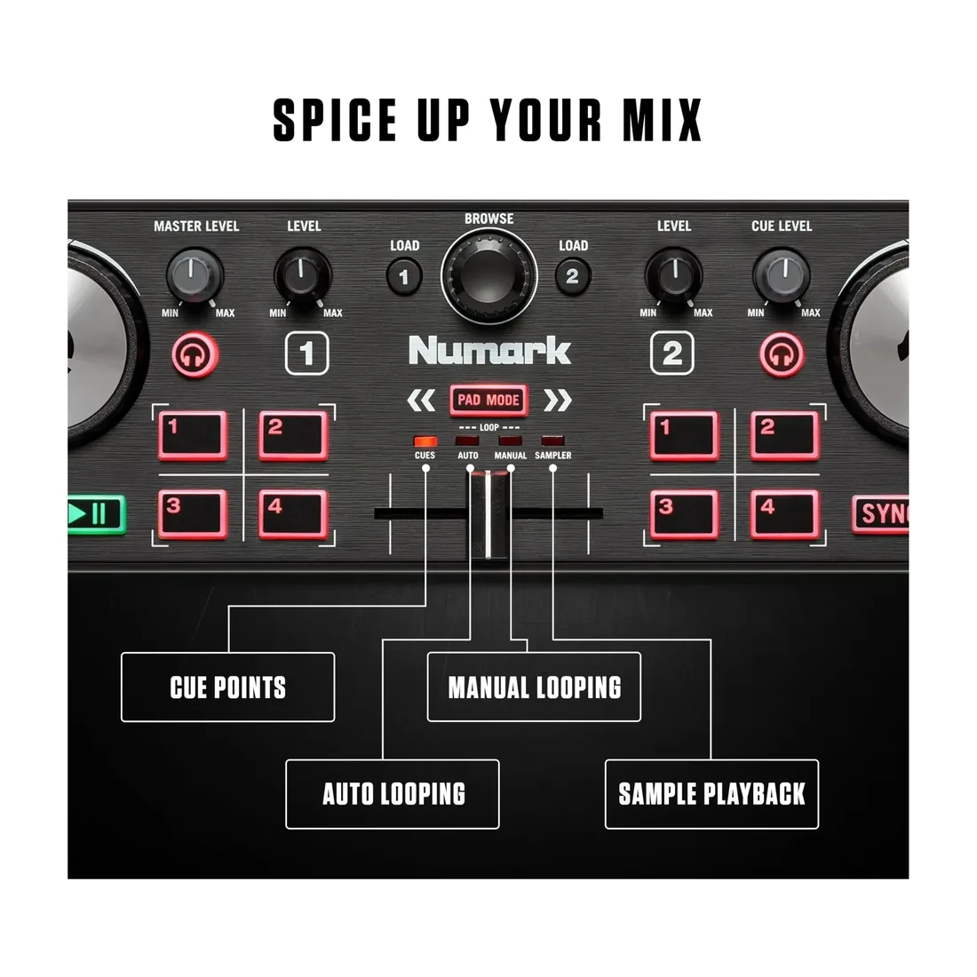 Numark DJ2GO2 Touch 4
