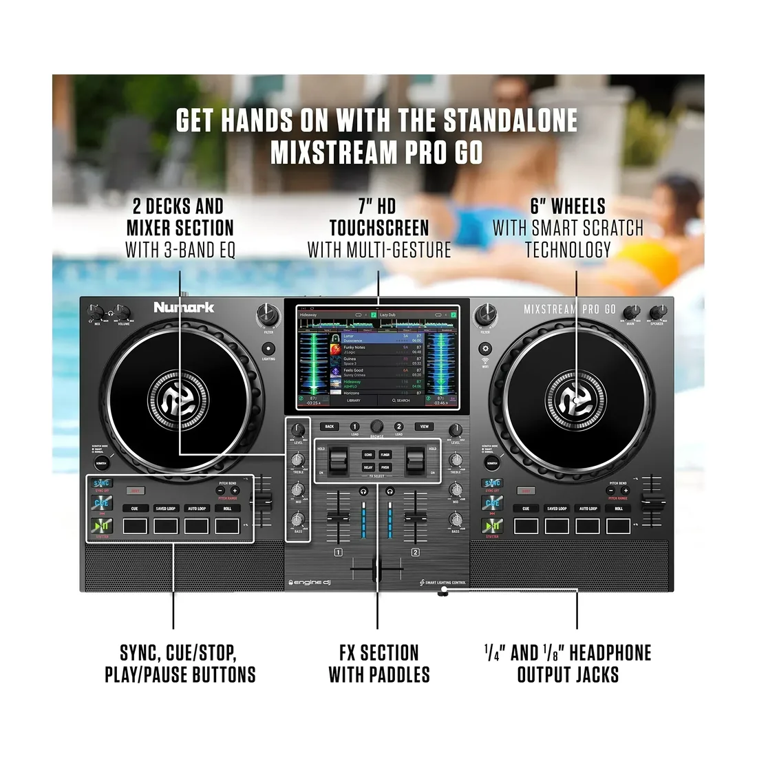 Numark Mixstream Pro Go 6