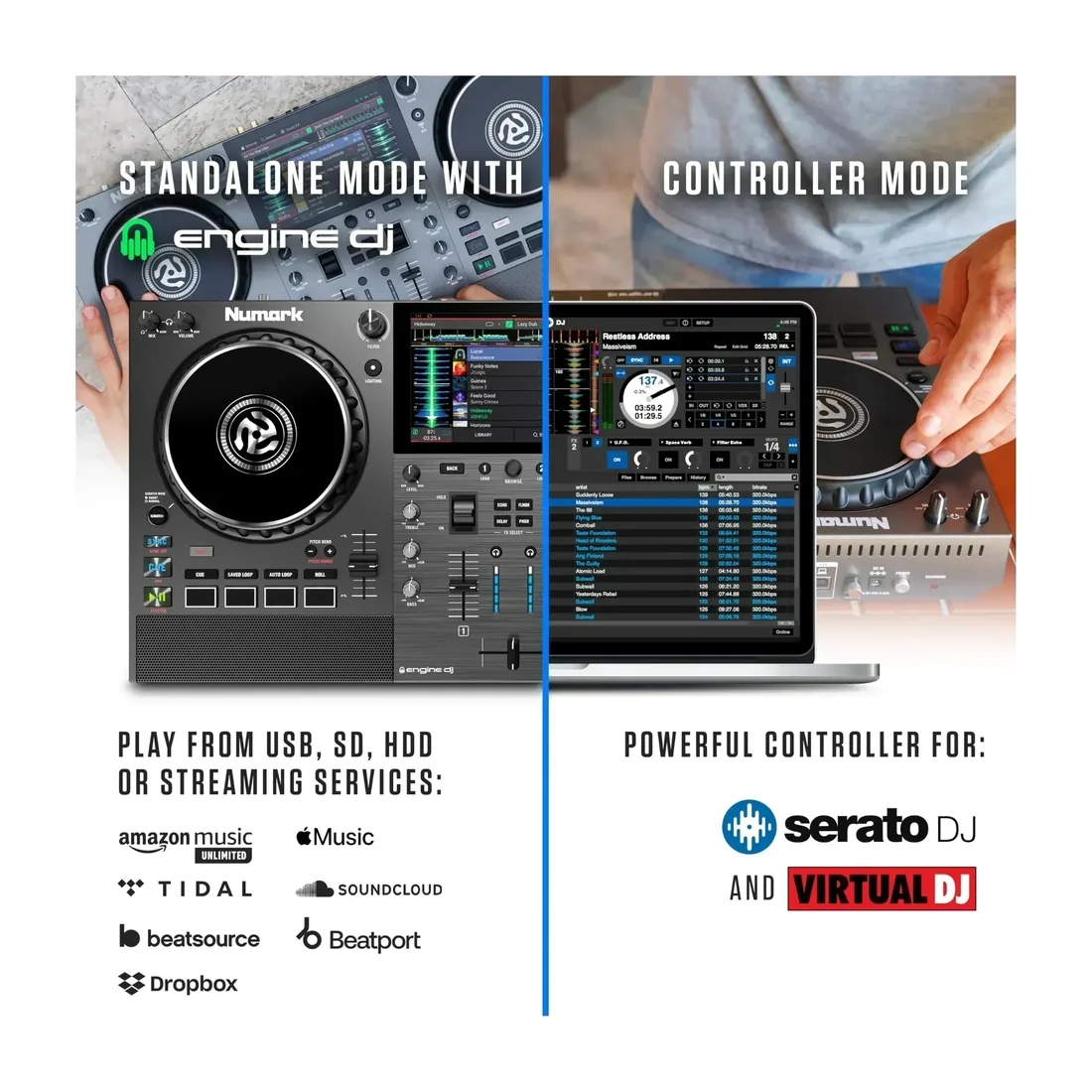 Numark Mixstream Pro Go Bundel 3