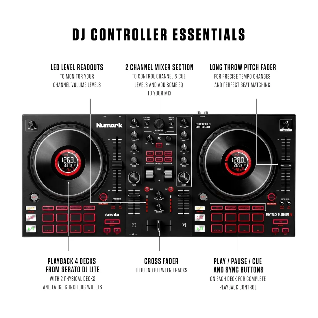 Numark Mixtrack Platinum FX 3
